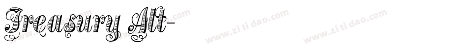 Treasury Alt字体转换